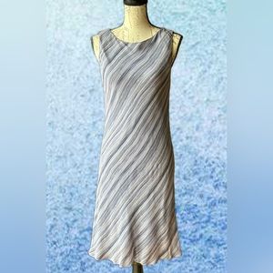 Finity Studio 100% Silk Print Sheath Dress & Lining,  (8), Like New, never worn